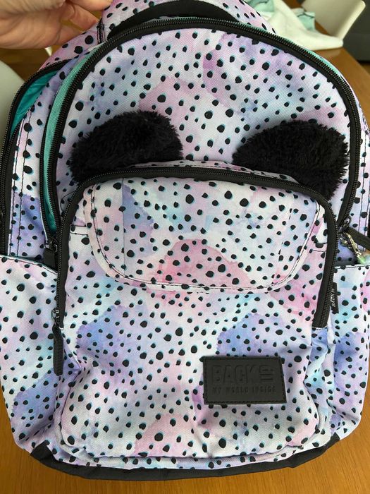 Tornister/plecak z uszami plus piórnik Derform Backup