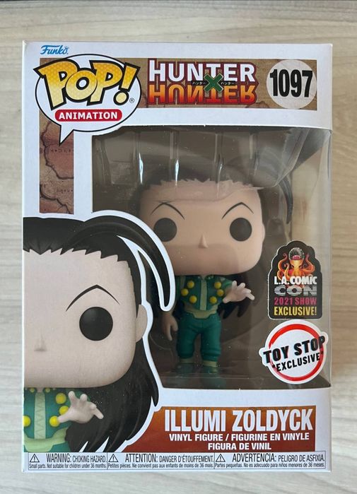 funko pop Hunter x Hunter Illumi Zoldyck 1097 фанко поп оригінал
ціна: