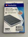 Przenośny dysk zewnętrzny Verbatim 1TB HDD Szyfrowany ! Nowy!