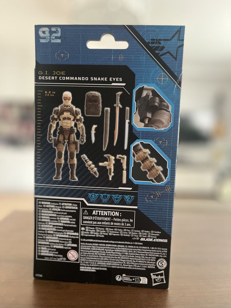 Gi Joe Classified Desert Commando Snake Eyes figurka G.I. Joe