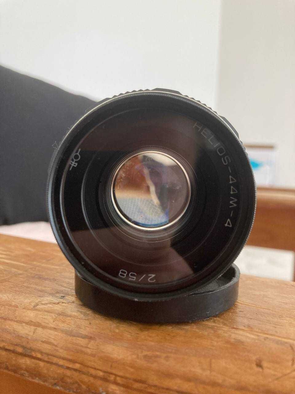 Objetiva HELIOS 44M-4 58mm f/2 (rosca M42) + corpo e capa