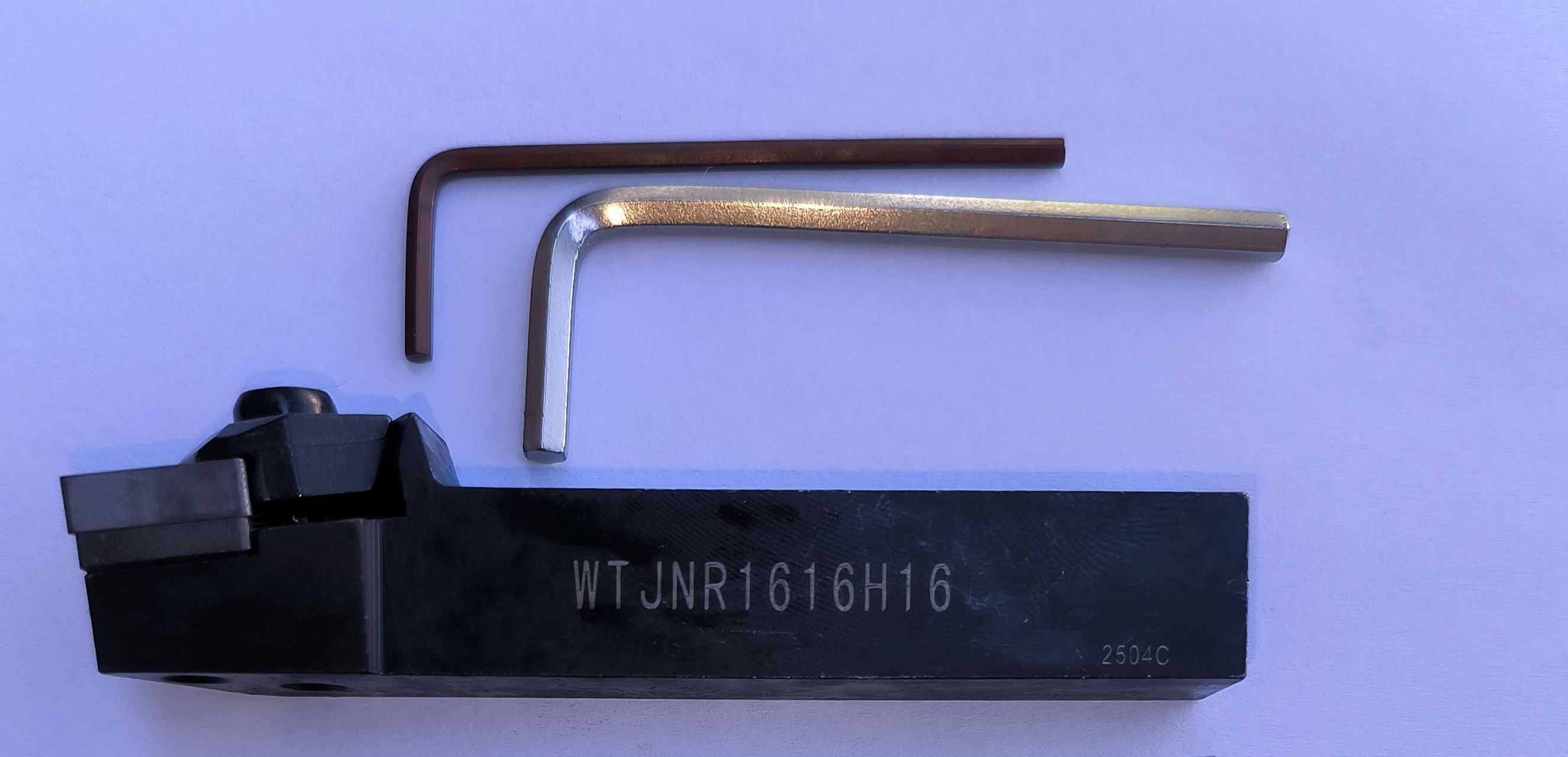 Nóż tokarski składany 16x16mm wraz z 20 płytkami .Całość nowa