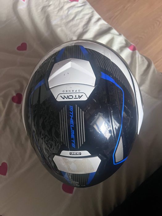 Шолом MT atom sv opened b7 gloss pearl blue xl