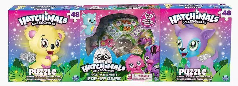 Hatchimals. Zestaw 3 Gier Spin Master