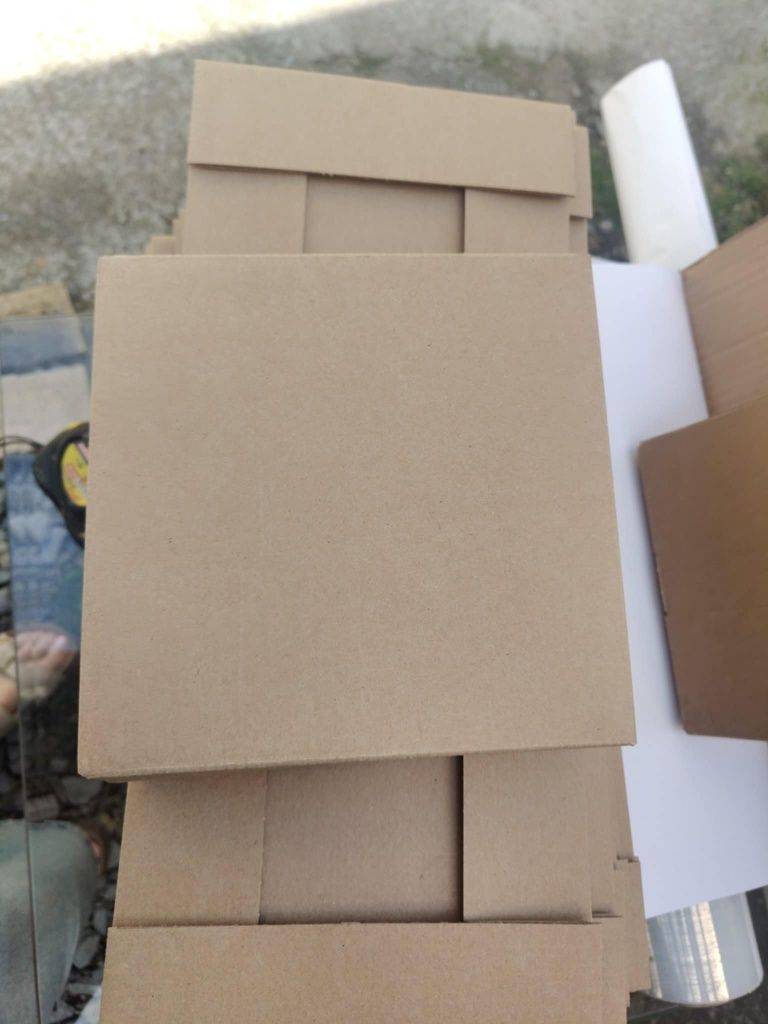 Pudełka kwadratowe 19,5x19,5x5,5 cm
