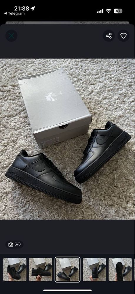 Продам оригінальні кросівки Nike air force 1