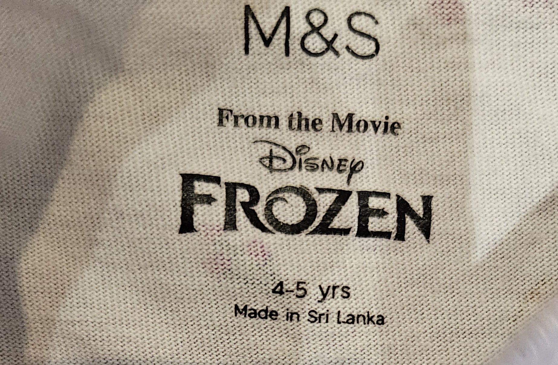 Sukienka FROZEN M&S 4 ,5