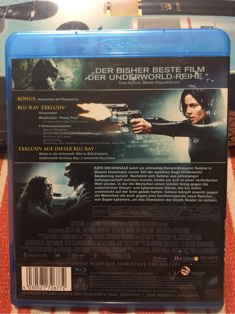 Underworld Awakening Blu Ray