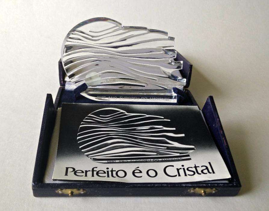 Arte - Medalha de Cristal - 1987 Ano Europeu do Ambiente