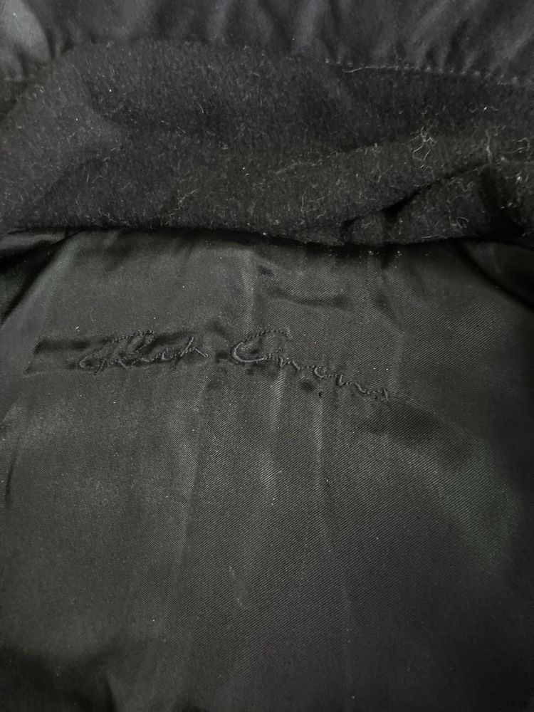 Куртка Rick Owens оригінал косуха кожа шерсть gaultier