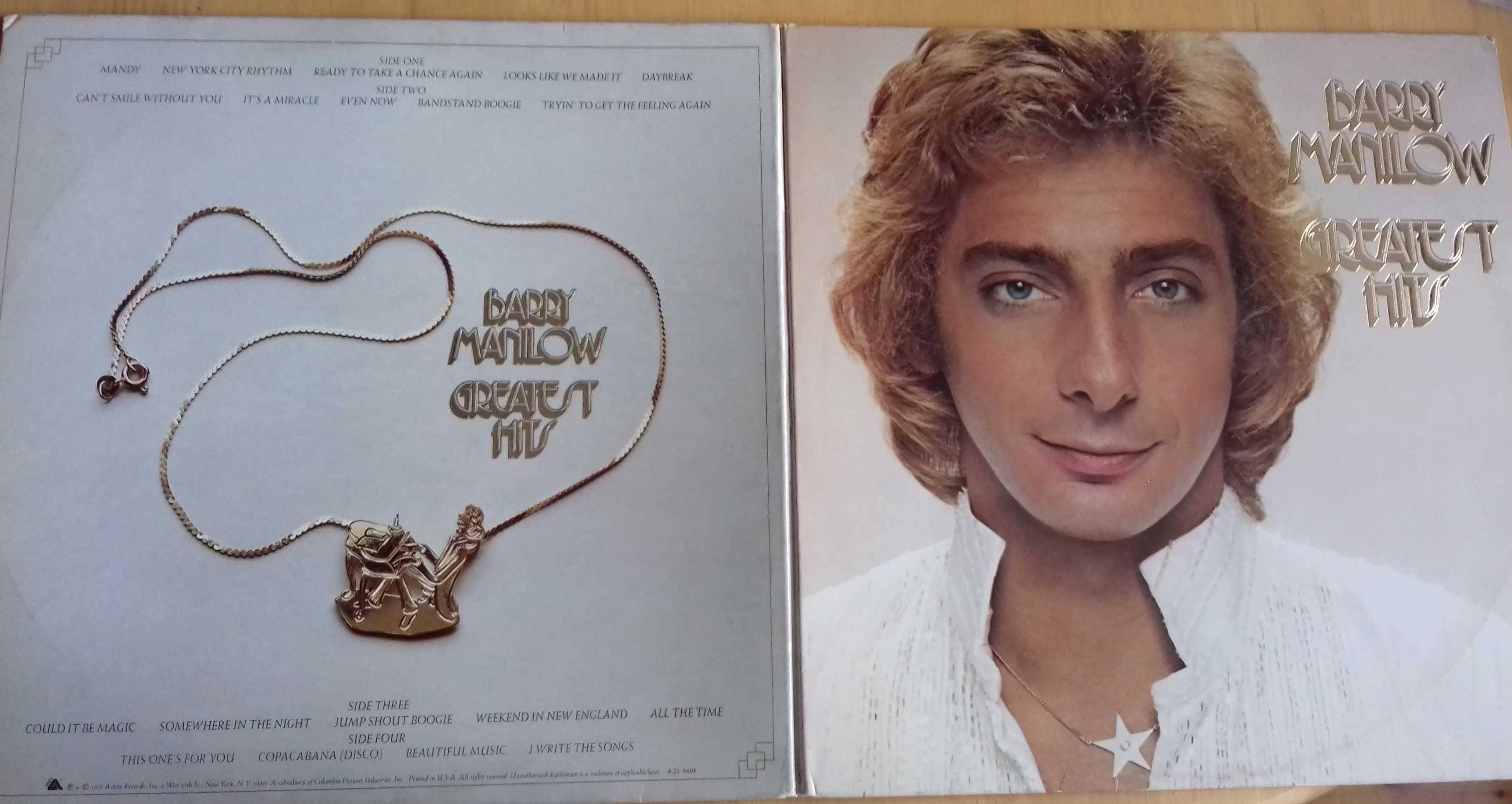 album ; 2 płyty winylowe: Barry Manilow. Greatest Hits