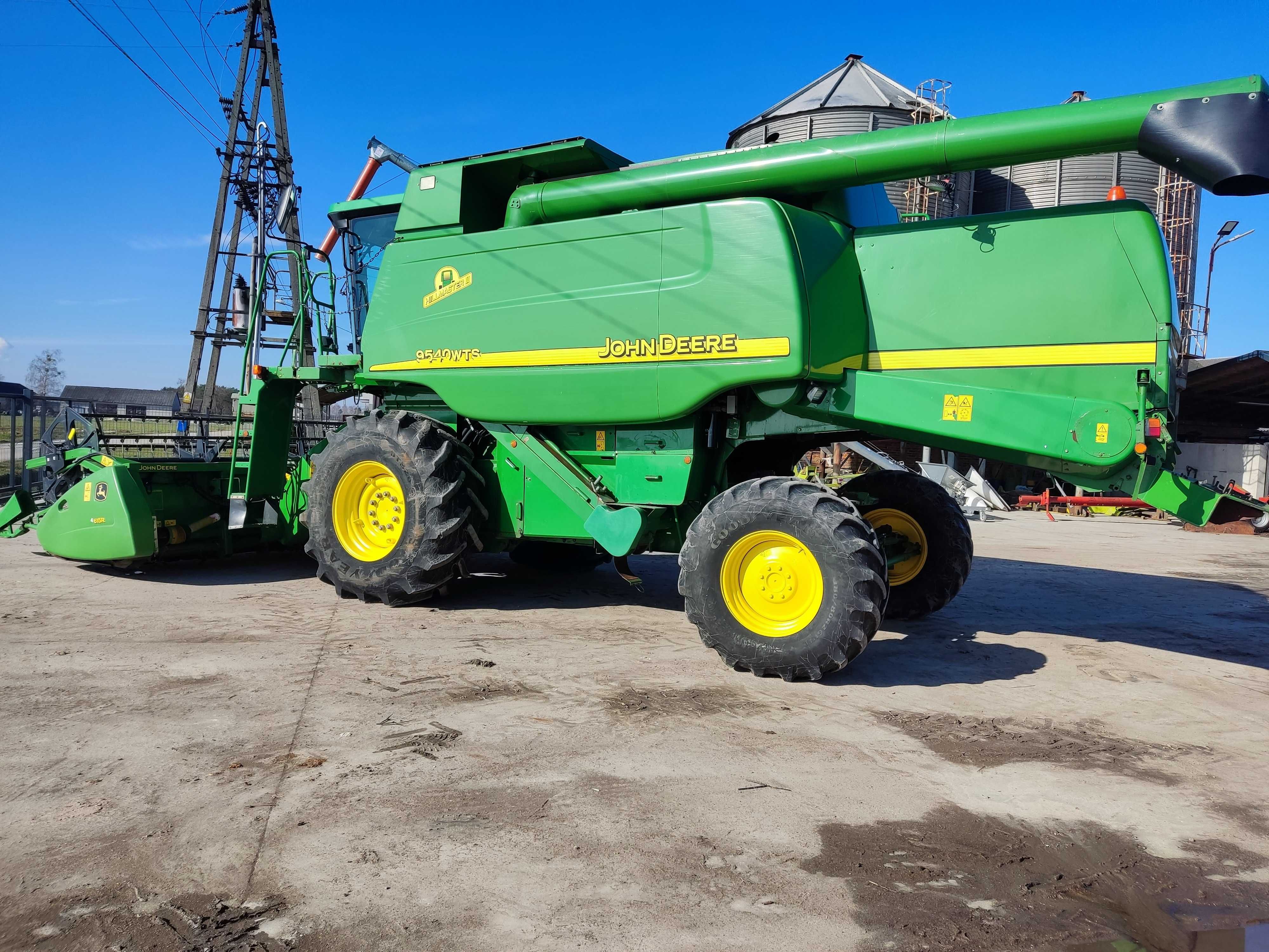 Kombajn zbożowy John Deere WTS 9540, heder 4.5, hilmaster, 2054