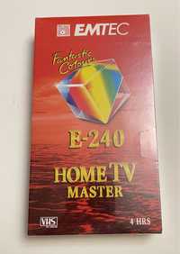 Kaseta VHS Emtec E-240 Home tv master nowa folia