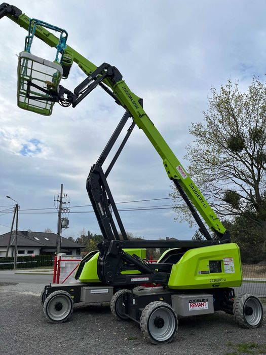 Podnośnik przegubowy elektryczny  22m, terenowy, napęd 4x4 - wynajem