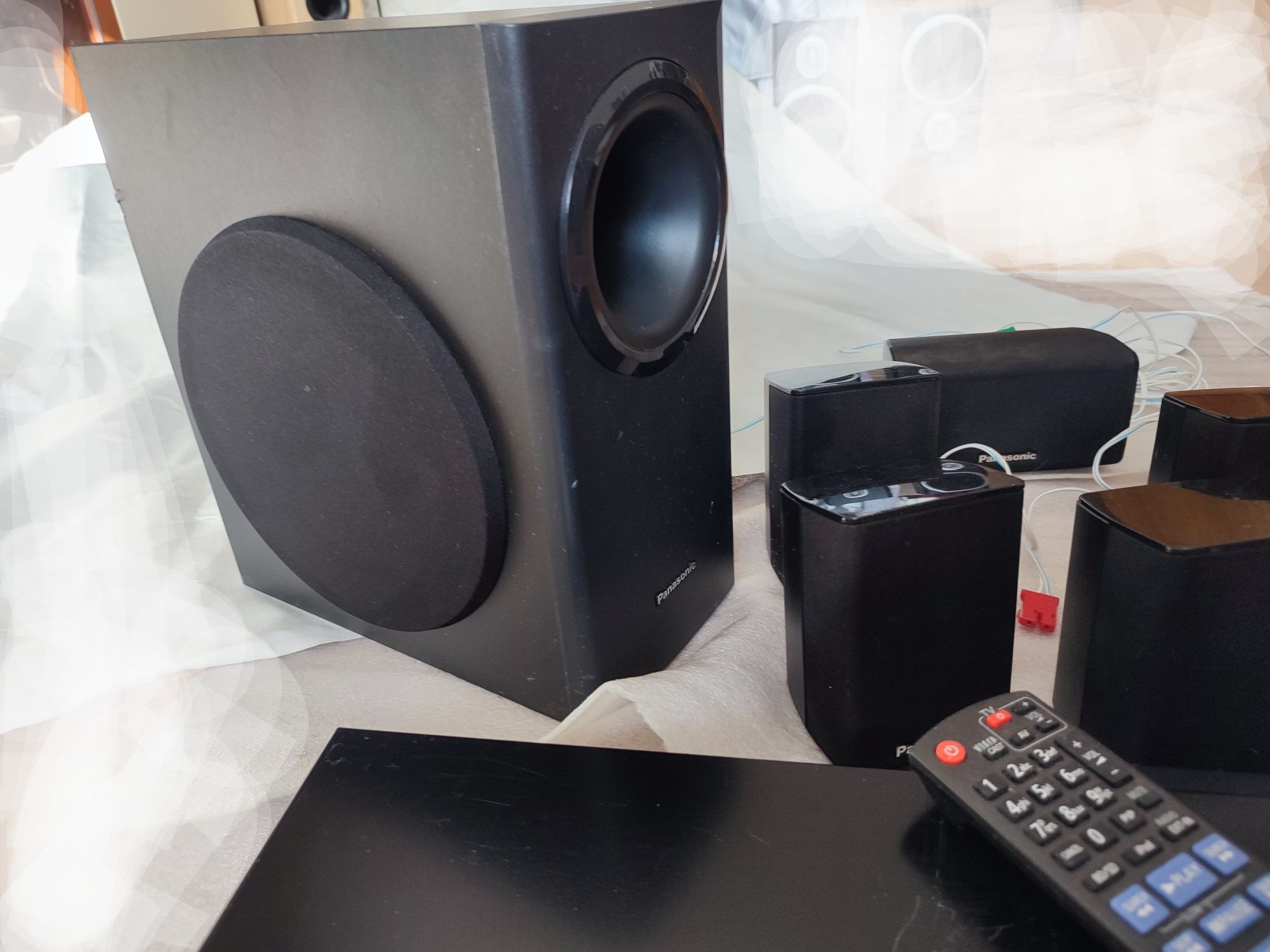 Домашний кинотеатр Panasonic Blu-Ray SA-BTT350 колонки радио