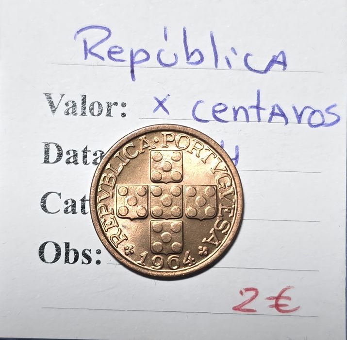 X centavos 1964 soberba