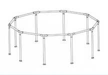 Stelaż do basenu Bestway 56408 STEEL PRO MAX 305x76 cm