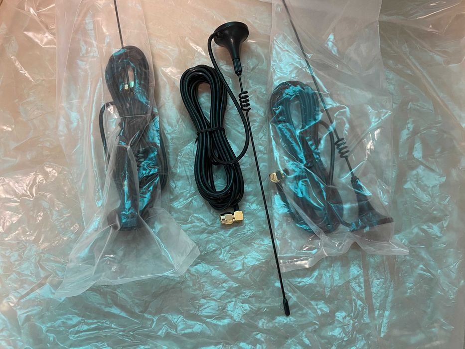 Антена на магніті довга SMA Male 3м