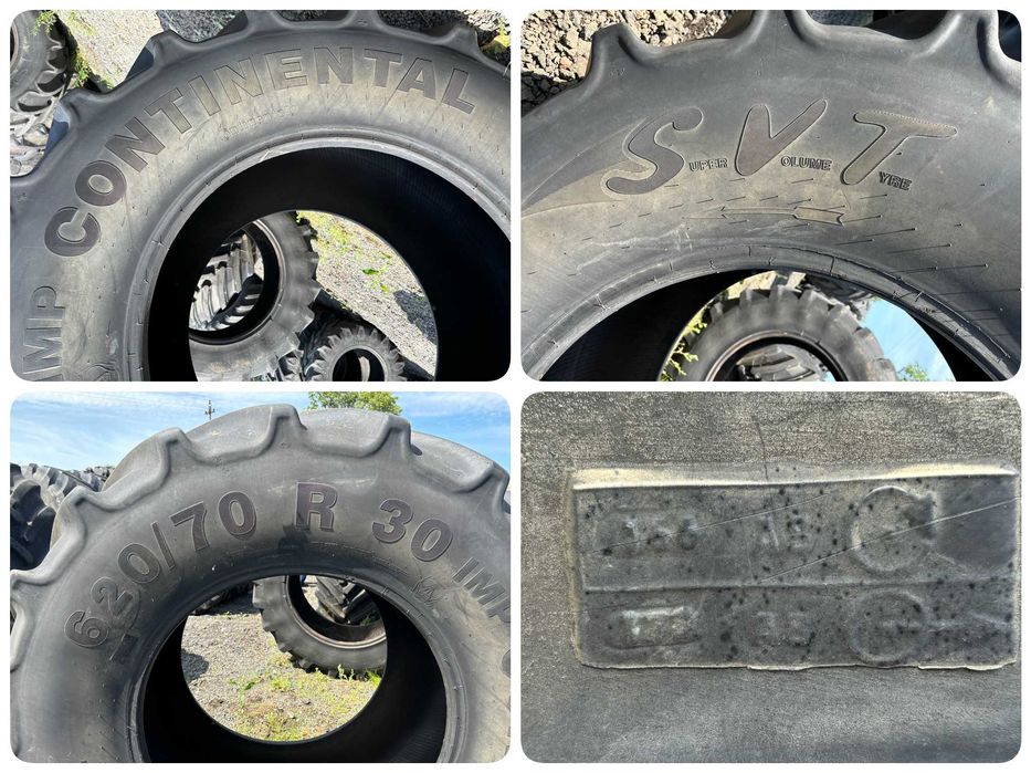 Opona Rolnicza 620 70 R30 620/70R30 620/70/30 CONTINENTAL SVT 95% CAŁA