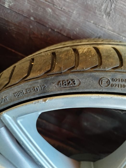 Komplet alufelg z oponami 20” 5/120