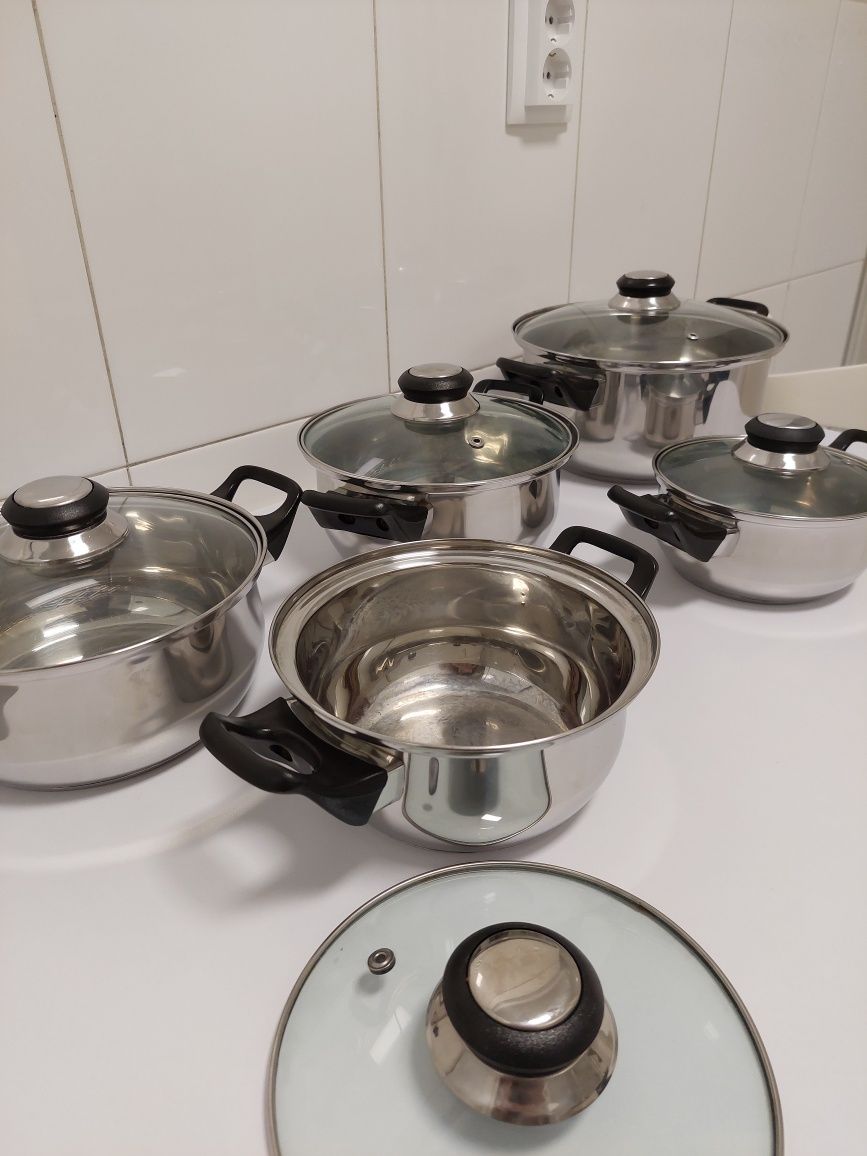 Conjunto de Tachos Completo ( 9 peças)