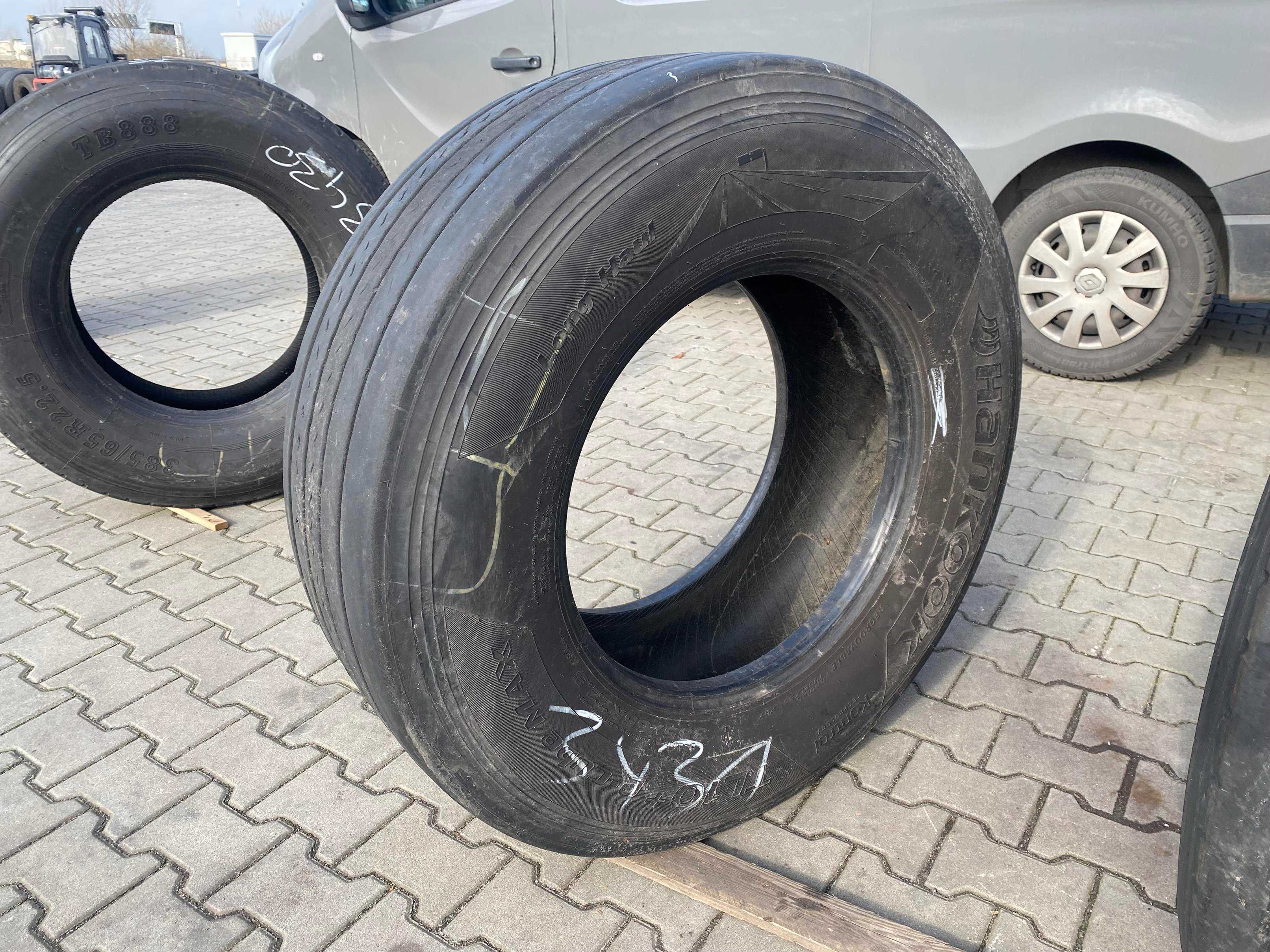 Opona 385/65R22.5 HANKOOK TL10+ E-CUBE MAX Naczepowa 7-8mm