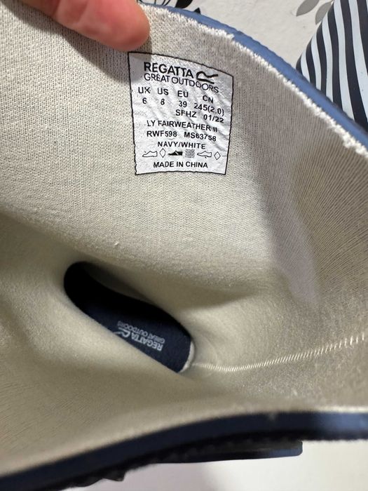 Жіночі гумові чоботи Regatta, 39р