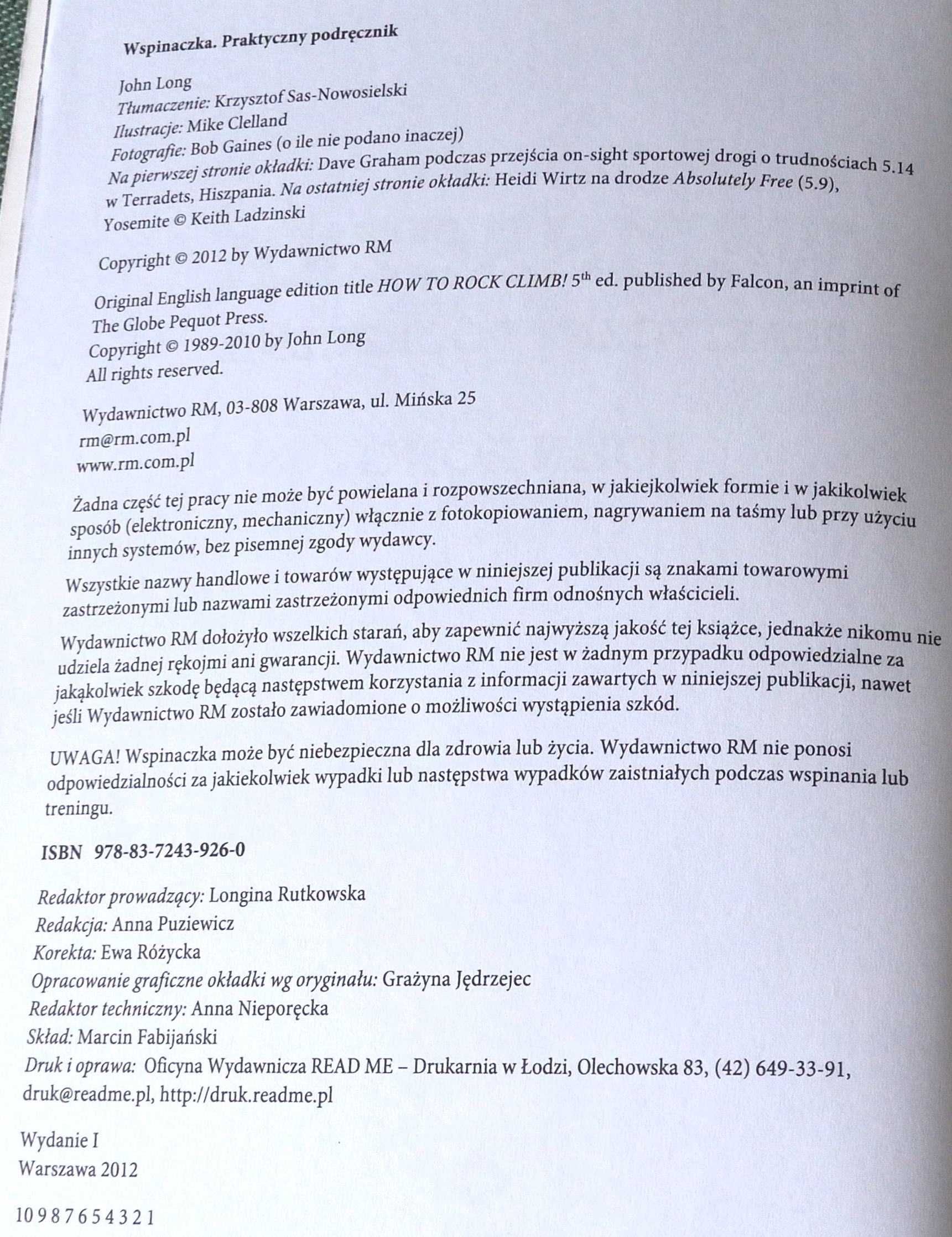 Wspinaczka. Praktyczny podręcznik. John Long