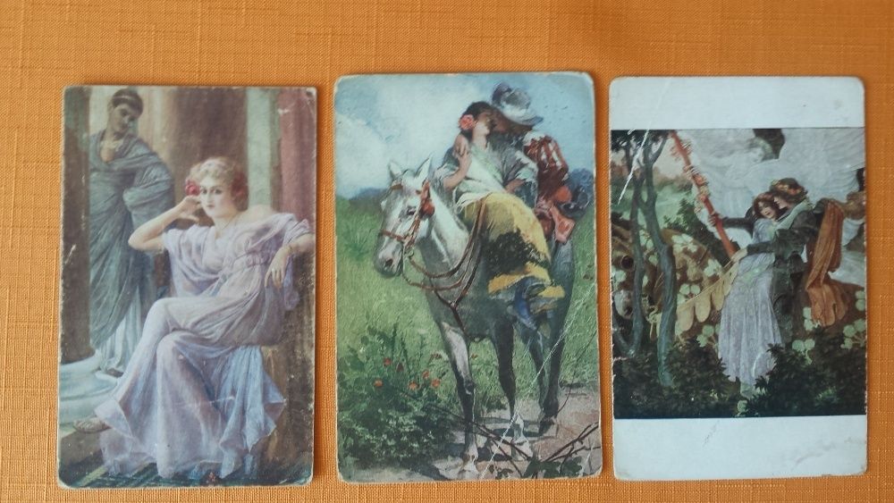 Pocztówki malarstwo początek XX wieku Salon J.P.P Praga