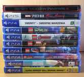Zestaw gier PlayStation.