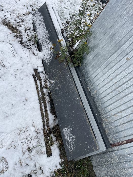 Parapety metalowe antracyt 200cm 8szt