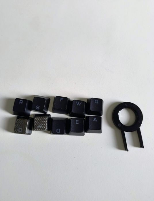 Corsair K100 keycaps + oryginalny ściągacz klawiszy — komplet 10 sztuk