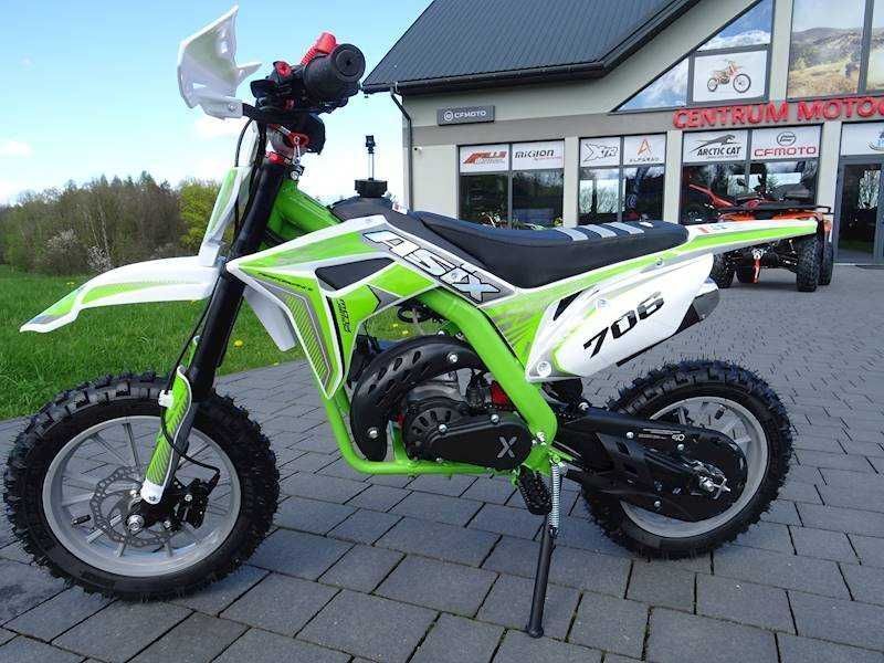 Новий Дитячий  мото байк ASIX 50 куб, крос, CROSS, Польща, 4-8 років