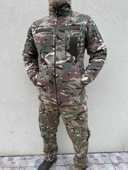 Фліска військова мультикам \ флиска мульт ЗСУ \ флисовая кофта военная