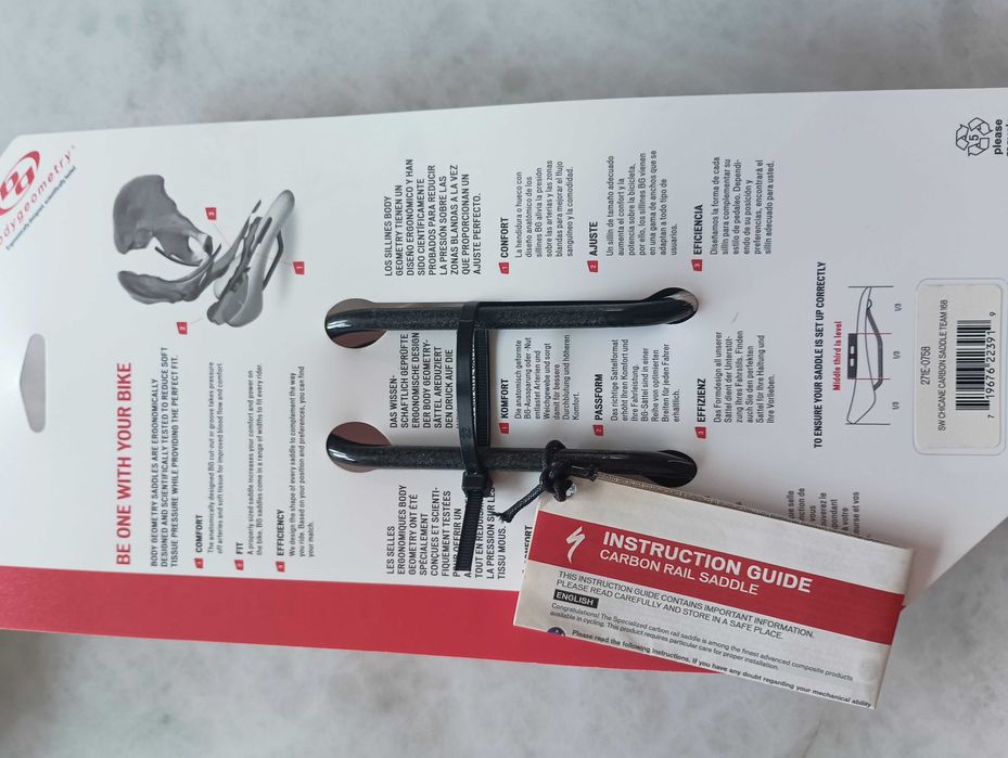 SPECIALIZED S-WORKS chicane selim 168mm- NOVO