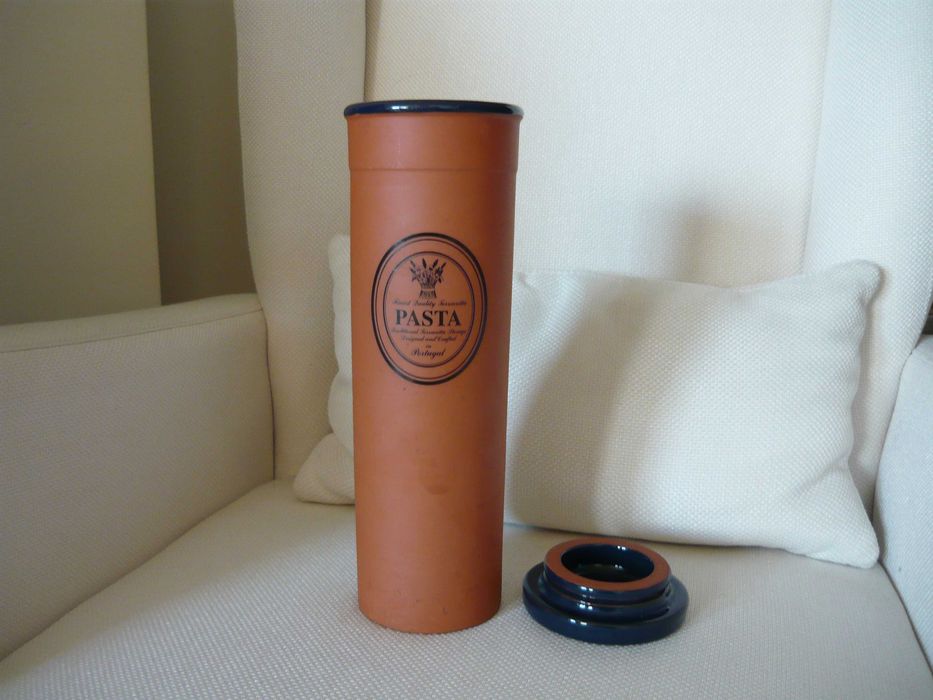 Caixa tubular para esparguete em barro - nova