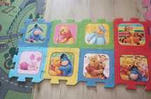 Puzzle piankowe mata piankowa Kubuś Puchatek 8szt