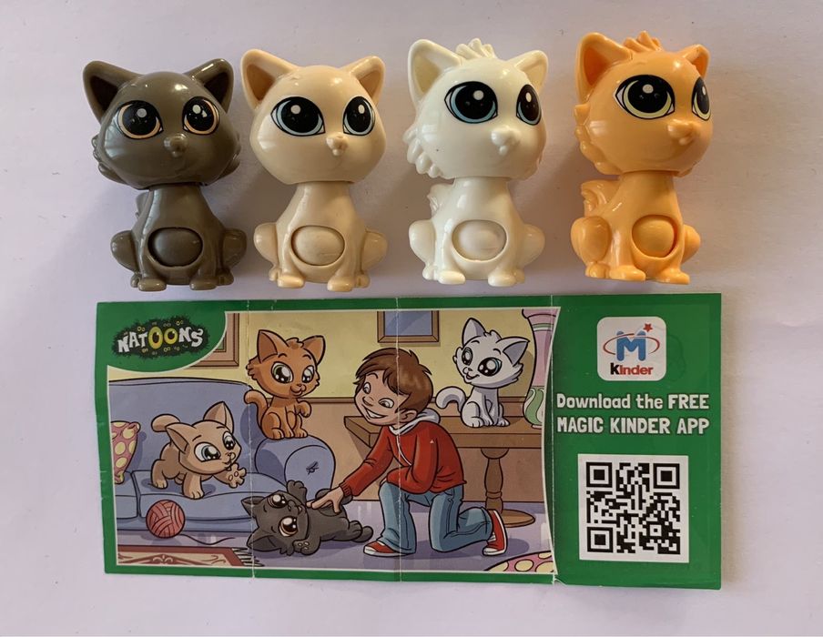 Серия киндер Котики - Погладь меня (2015) журнал Кошечки FS005-008