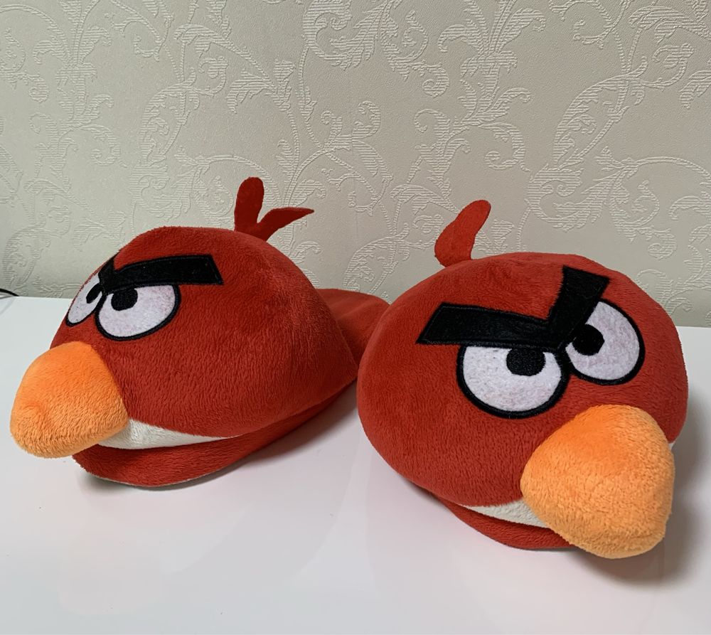 Тапки тапочки Angry birds мерч