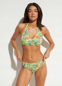 B.P.C kolorowy kostium kąpielowy bikini z wiązaniem na szyi 36.
