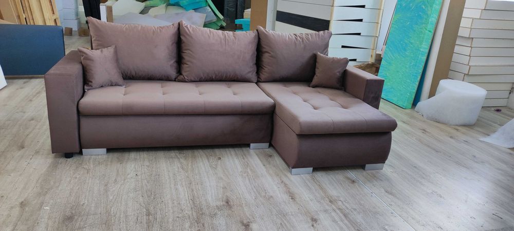 Sofa BRUNO z półką od producenta. Dowolna kolorystyka !