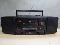 Radiomagnetofon JVC PC-V66 Boombox z przełomu lat 90