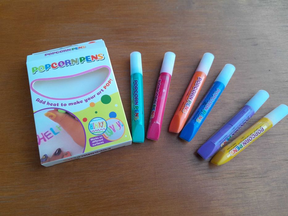 Magic Pen popcorn 3d magiczny długopis 6 sztuk flamastry nowe outlet
