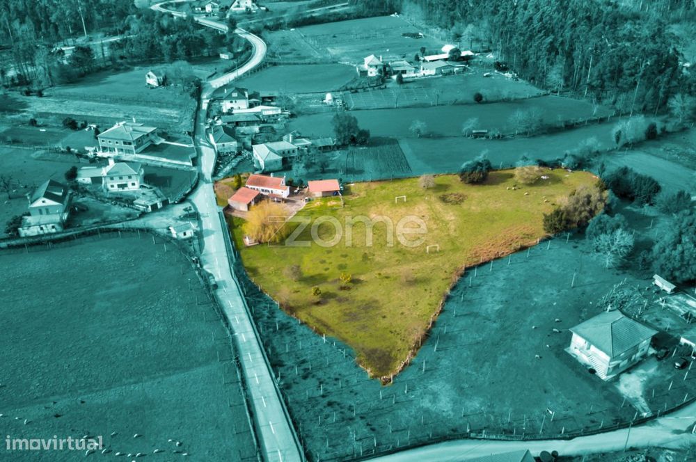 Moradia T3 com terreno de 7048 M2 em Vilar das Almas, Ponte de Lima