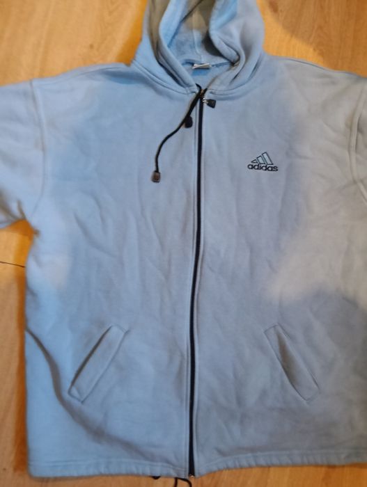 Bluza męska XXL błękitna.