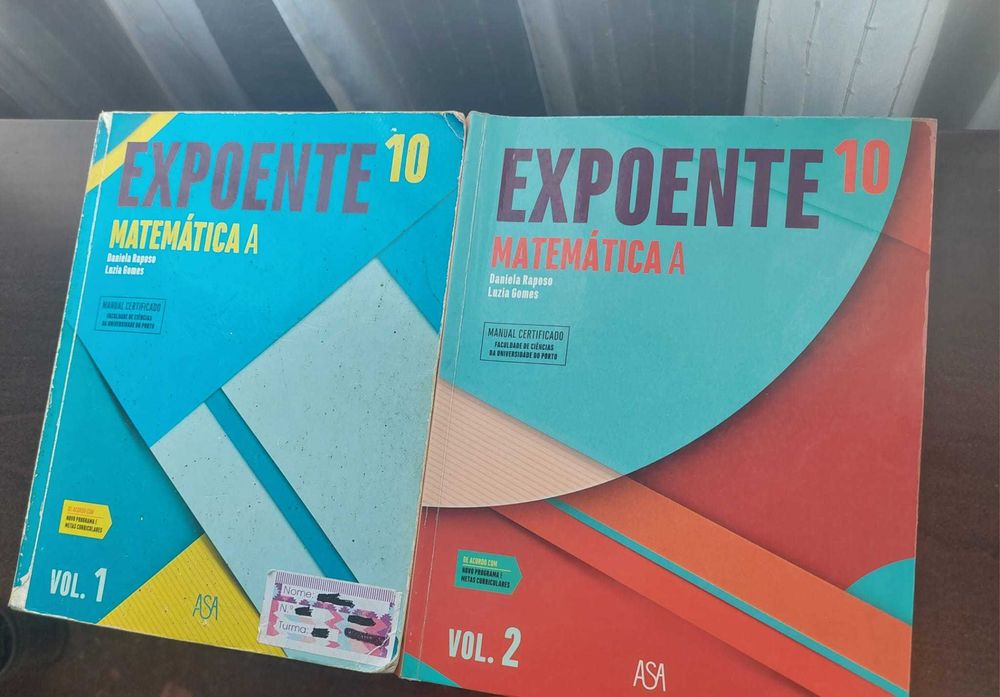 Manuais Expoente 10 Matemática A