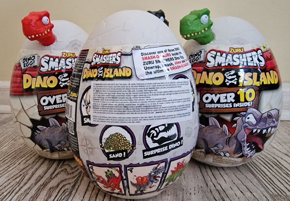 Smashers Dino Island Mini Egg T-Rex  ZURU 10 сюрпризів