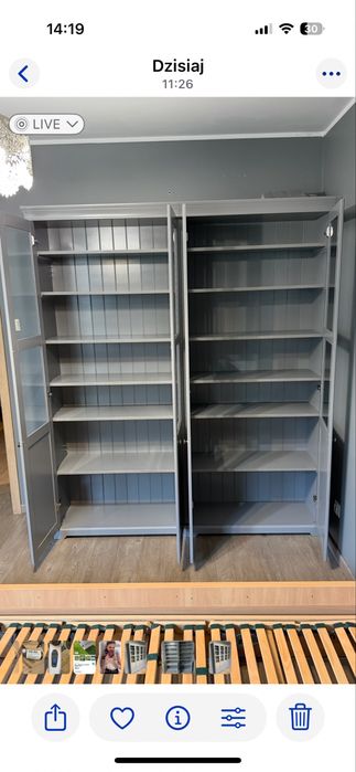 Witryna szara Liatorp IKEA x 2