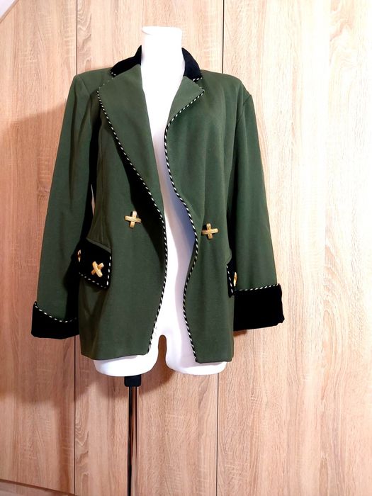 Unikatowa! Śliczna vintage marynarka idealna na każdą okazję