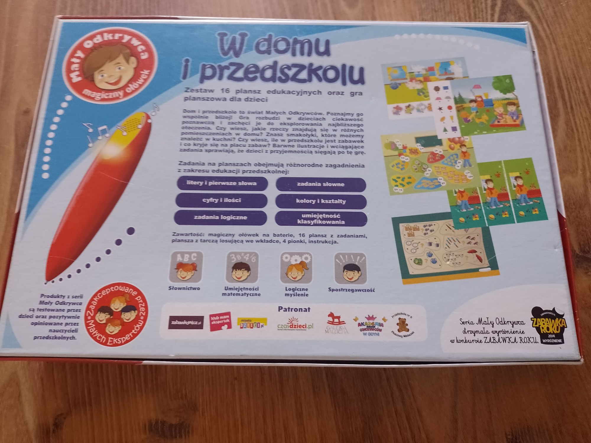 Gra edukacyjna w domu i przedszkolu